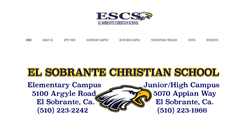 Desktop Screenshot of escseagles.com